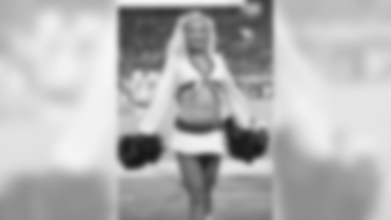 Images of Cardinals cheerleader Coley from the 2018 season