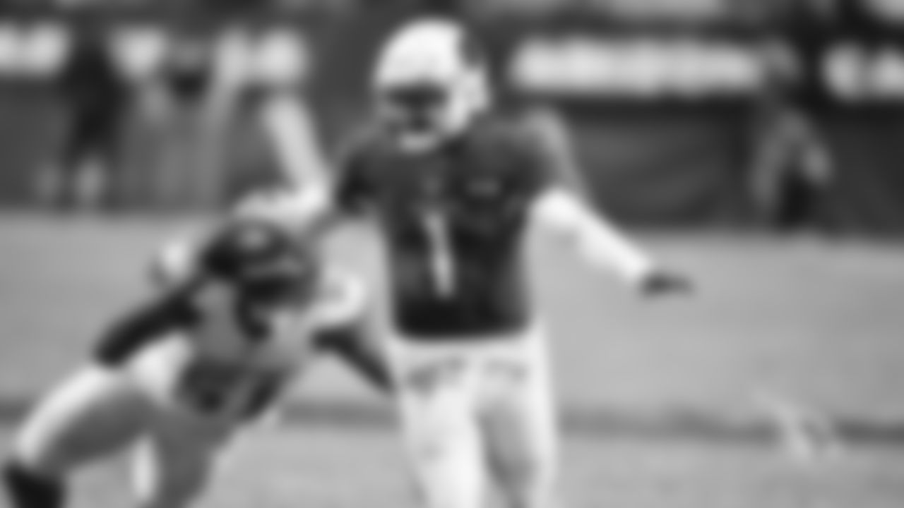 QB Kyler Murray with room to run.