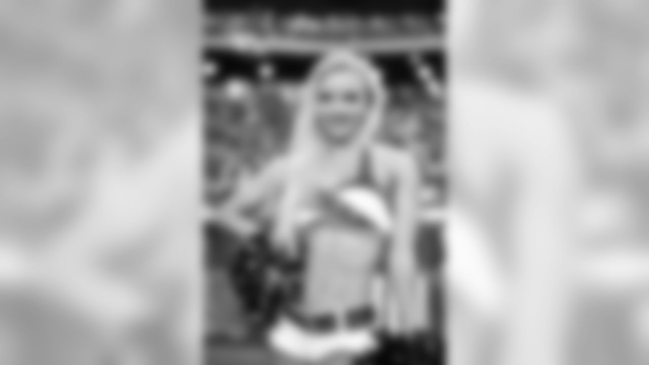 Images of Cardinals cheerleader Brenan during the 2019 season