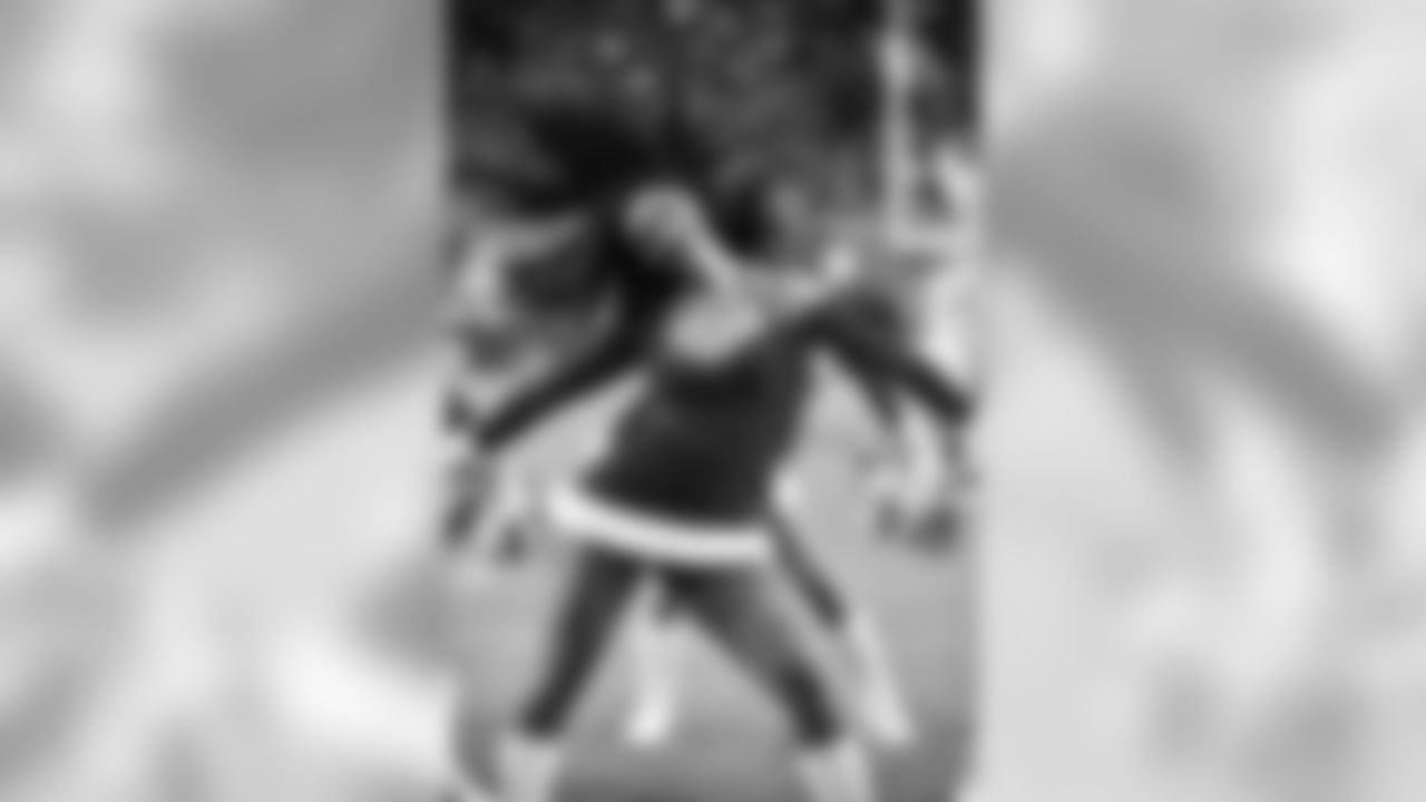 Images of Cardinals cheerleader Vanessa during the 2019 season