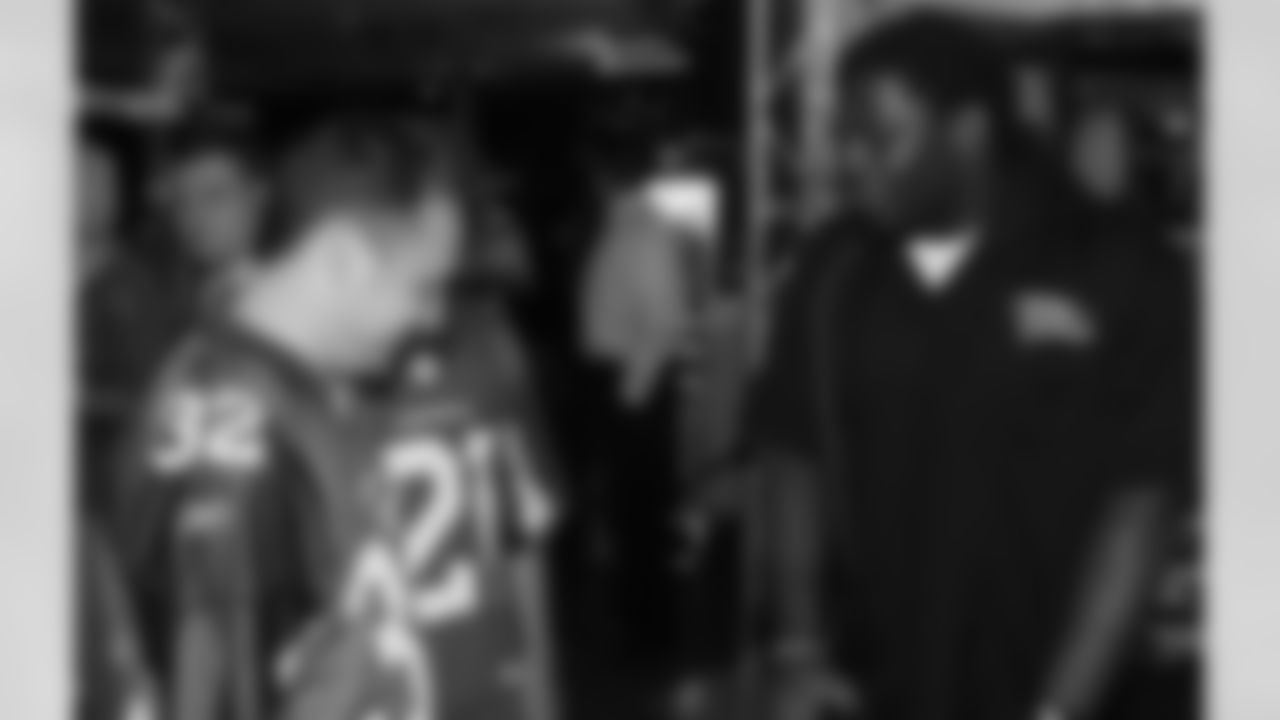 G Jonathan Cooper talks to some fans