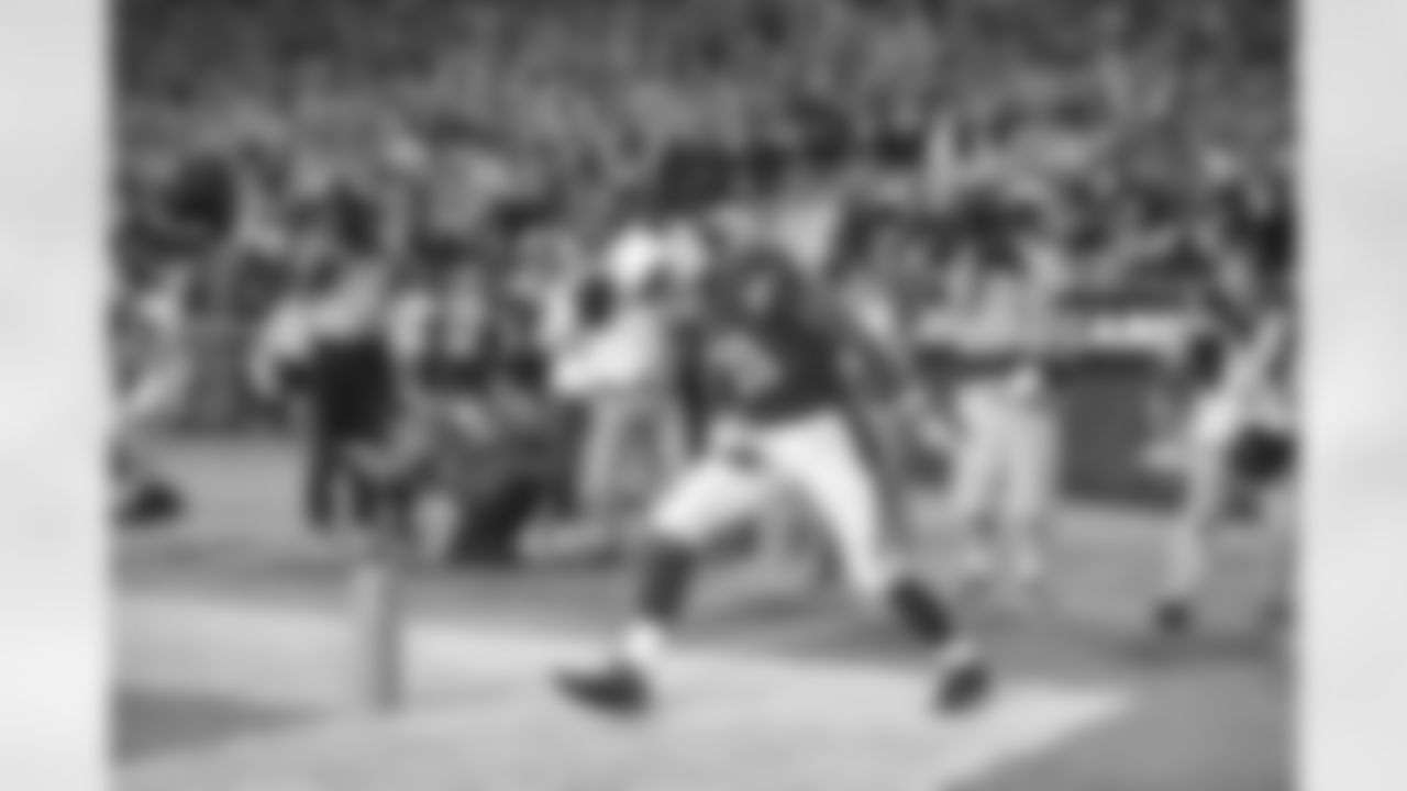Johnson after his touchdown against the Bengals