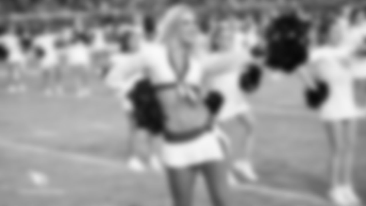 Images of Cardinals cheerleader Ashley from the 2018 season