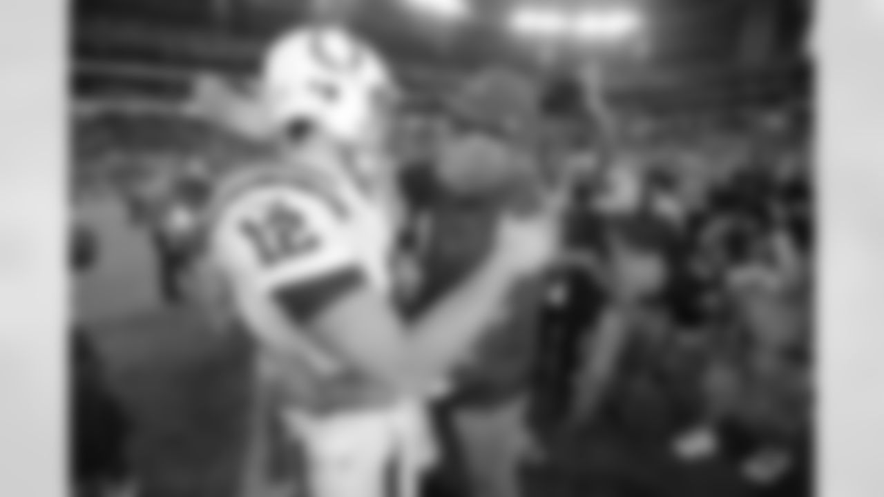 Postgame with former QB Andrew Luck of the Colts