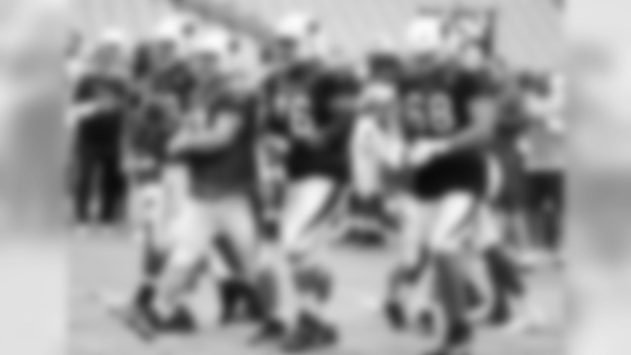 The starting offensive line