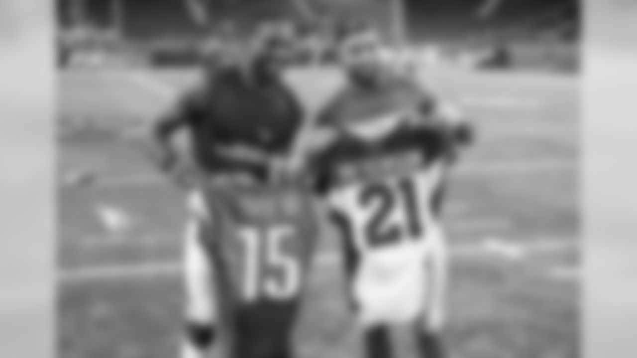 CB Patrick Peterson (left) with Lions WR Golden Tate