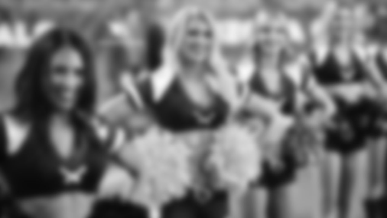 Images of Cardinals cheerleader Ashley from the 2018 season