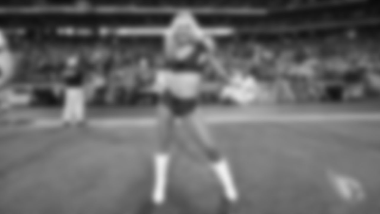 Images of Cardinals cheerleader Shelby during the 2019 season