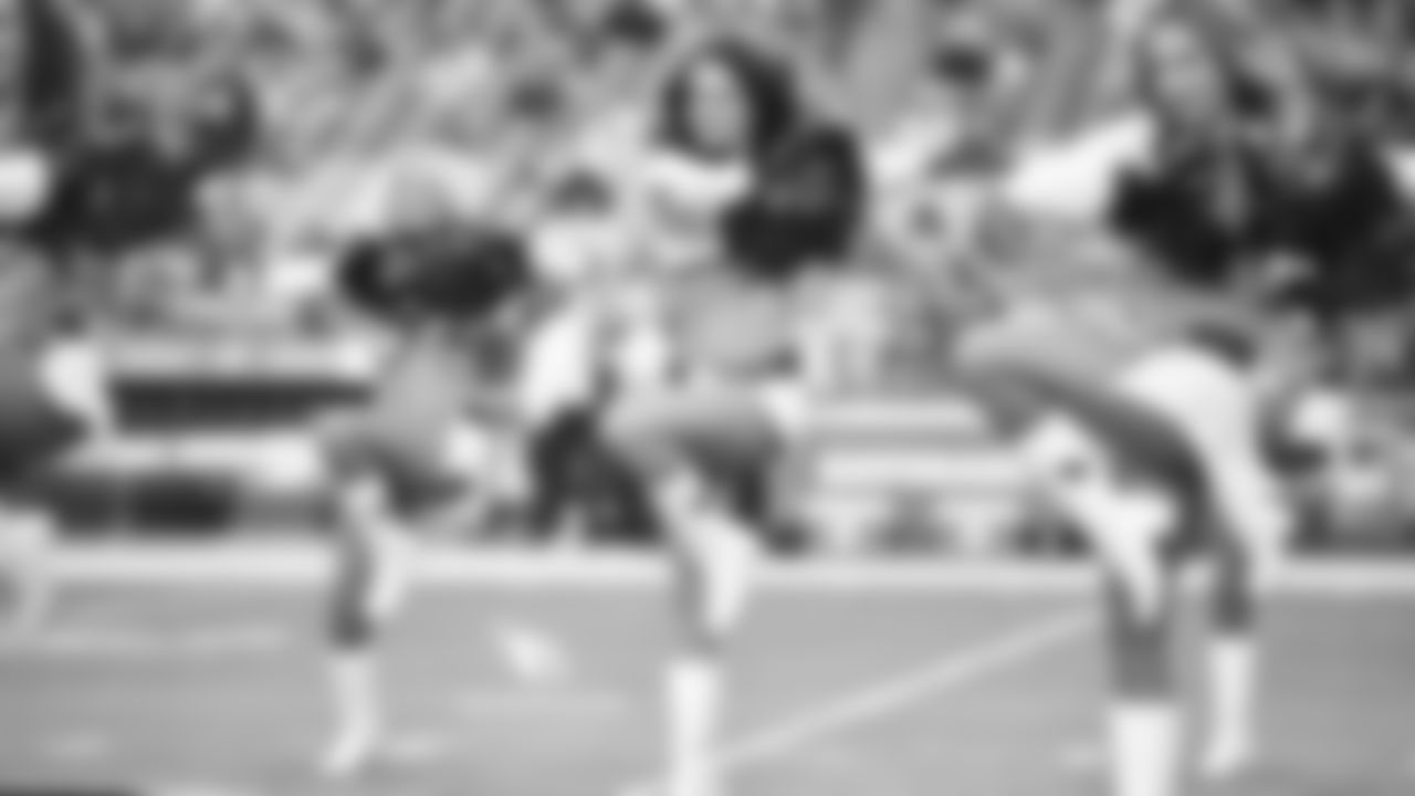 Images of Cardinals cheerleader Shae from the 2018 season