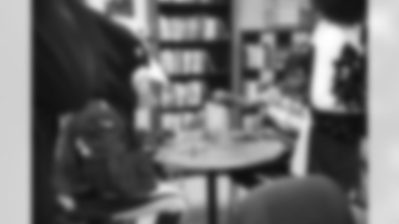 The Arizona Cardinals provide meals to Black-owned business Grassrootz Bookstore to celebrate Black History Month on Friday, Feb. 17, 2023 in Phoenix, AZ.