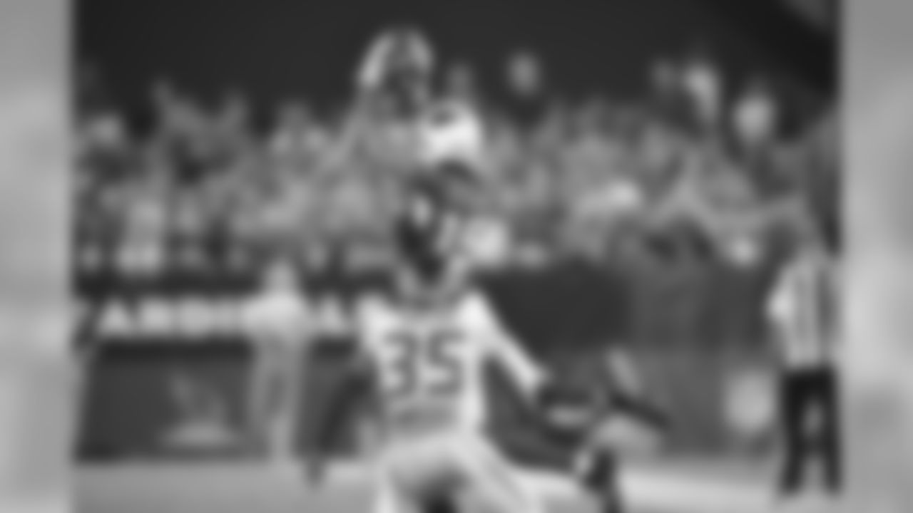 WR Michael Floyd jumps up for the grab