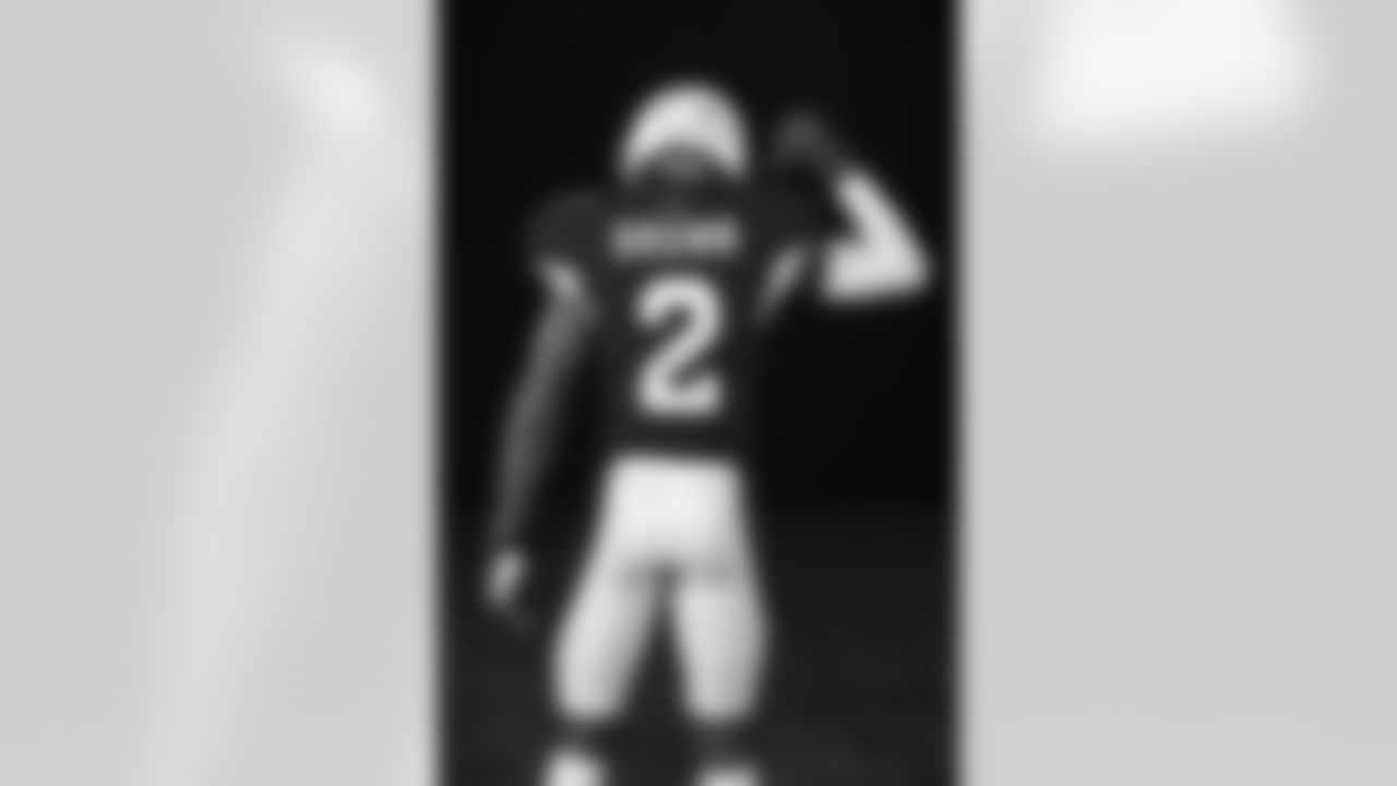 Arizona Cardinals wide receiver Marquise Brown (2) poses for a photo during Cardinals Media Day on Monday, June 13, 2022 in Tempe, AZ.