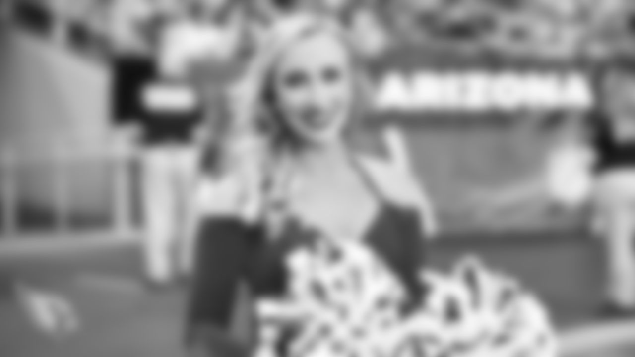 Images of Cardinals cheerleader Savannah during the 2019 season