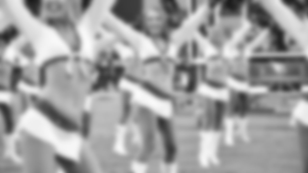 Images of Cardinals cheerleader Jacqueline during the 2018 season