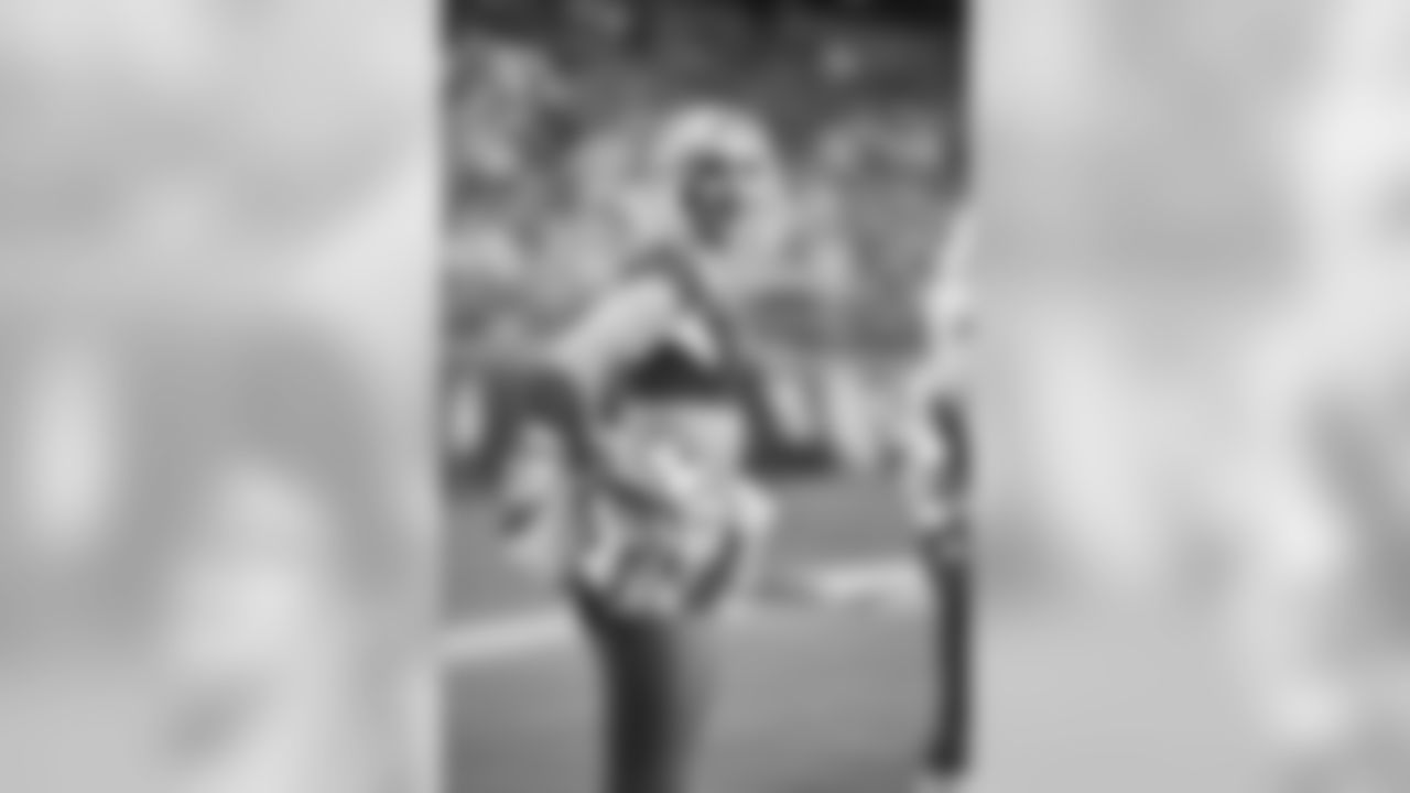 Images of Cardinals cheerleader Shelby during the 2019 season