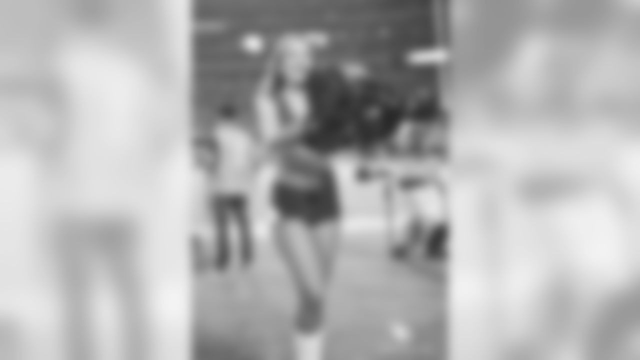 Images of Cardinals cheerleader Jacqueline during the 2018 season