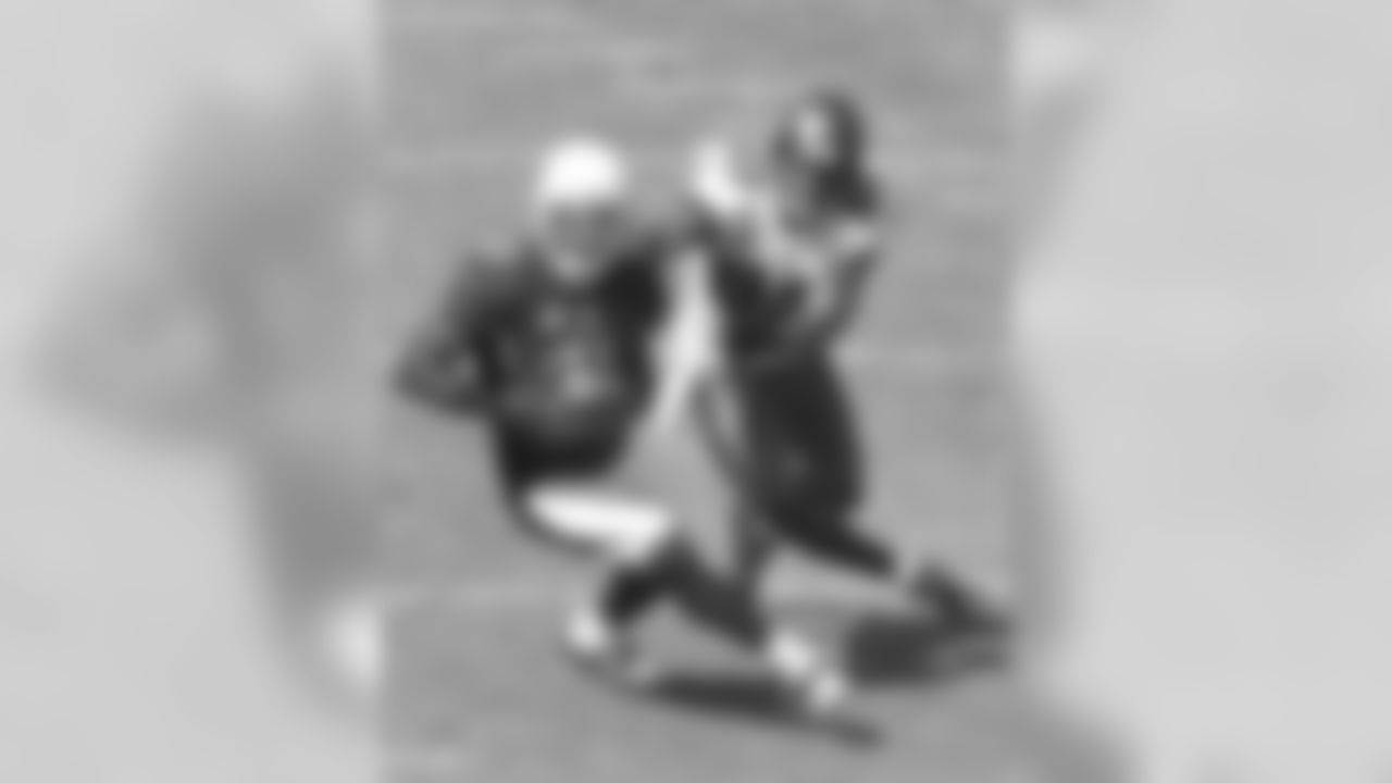 2013: CB Patrick Peterson picks off a pass