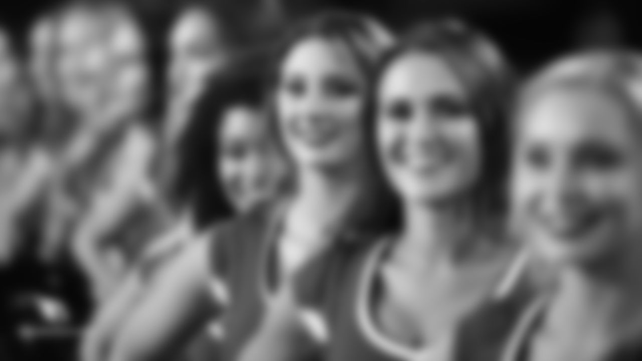 Images of Cardinals cheerleader Skye during the 2018 season
