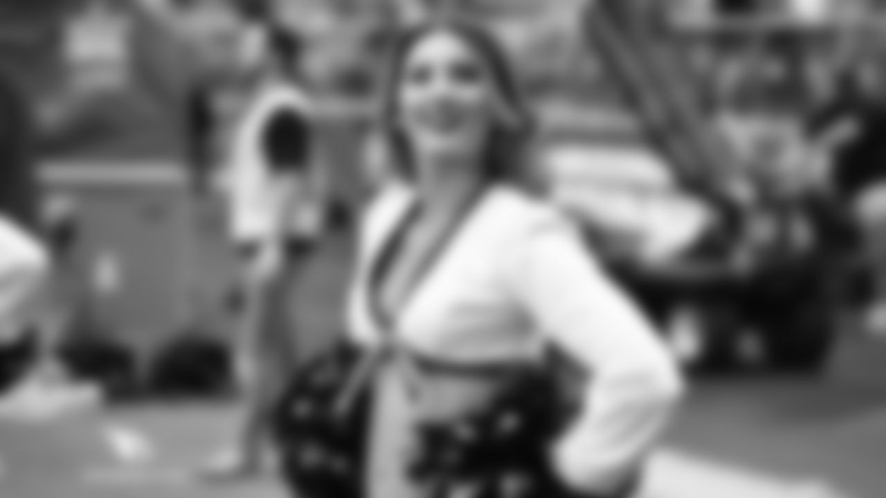 Images of Cardinals cheerleader Skye during the 2018 season