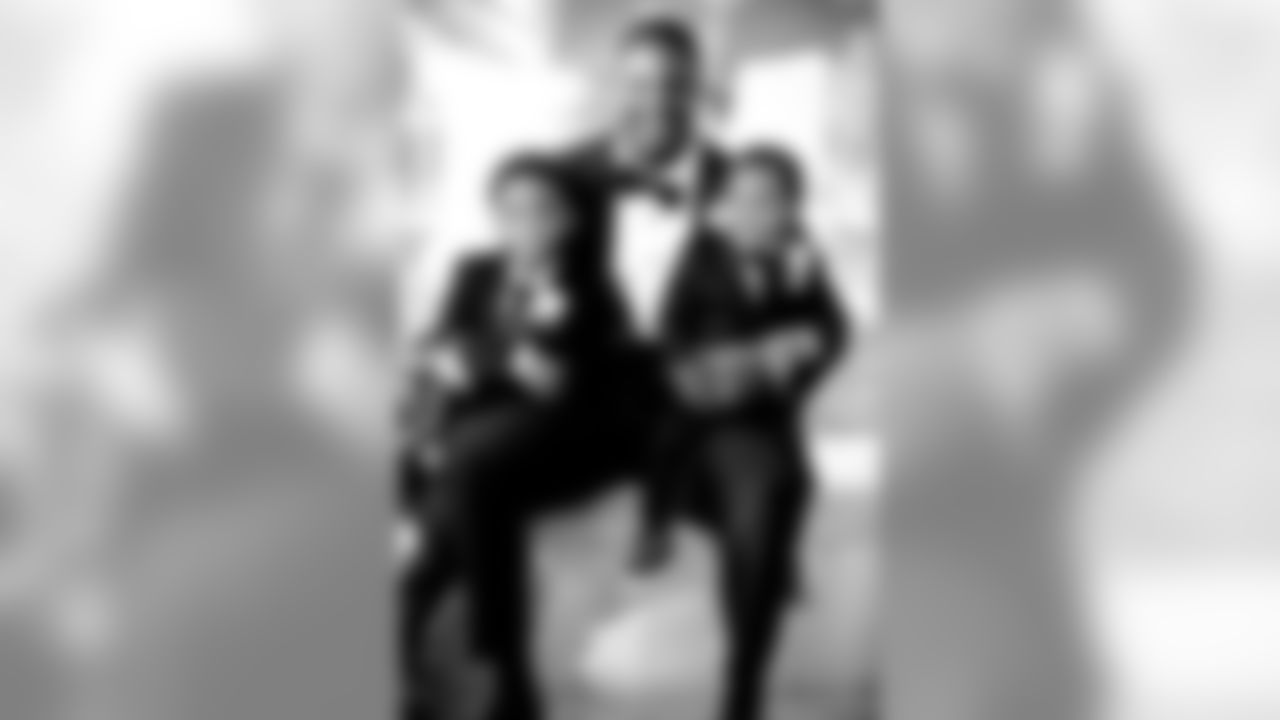 Adrian Wilson and sons Adrian Jr. and Brooklyn