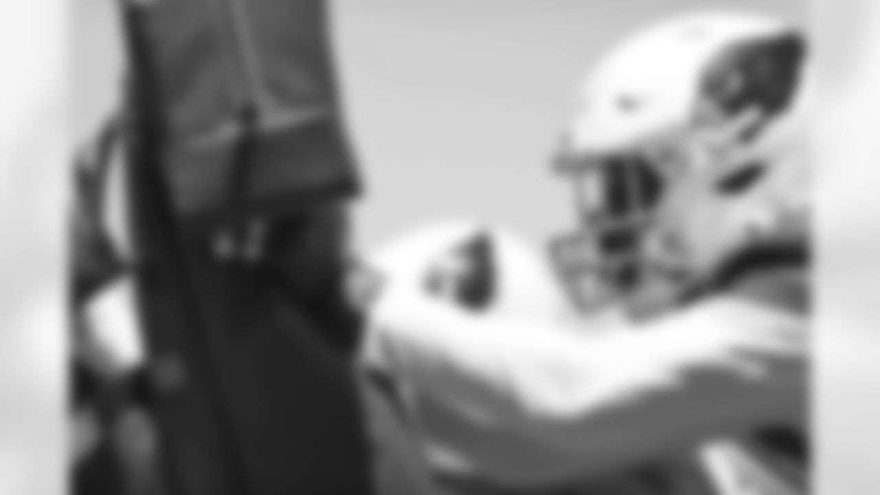 Arizona Cardinals linebacker Myjai Sanders (41) during Week 2 of the OTA offseason program at the Dignity Health Training Facility on Wednesday, May 31, 2023 in Tempe, AZ.
