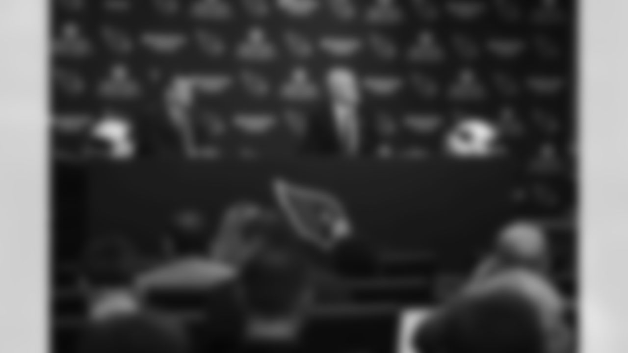 Arizona Cardinals general manager Monti Ossenfort is introduced in a press conference on Tuesday, Jan. 17, 2023 in Tempe, AZ.