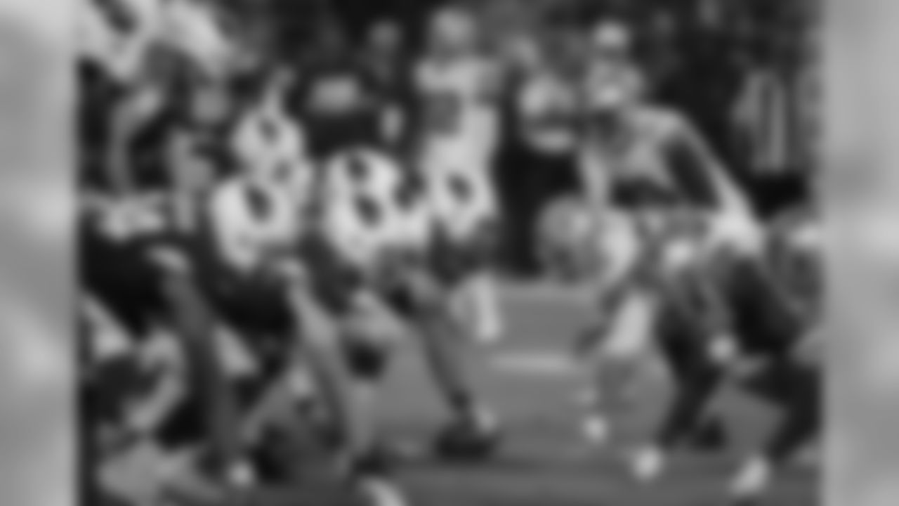 Line of scrimmage before the snap