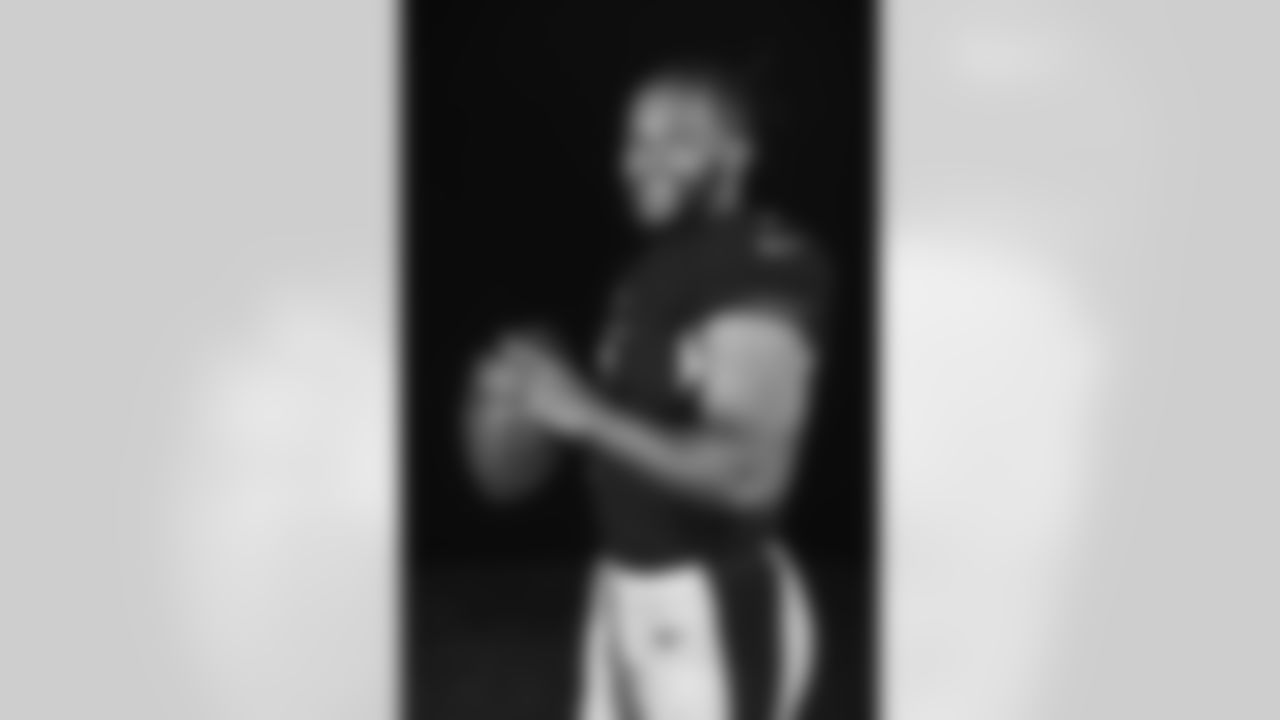 Arizona Cardinals quarterback Kyler Murray (1) poses for a photo during Cardinals Media Day on Monday, June 13, 2022 in Tempe, AZ.