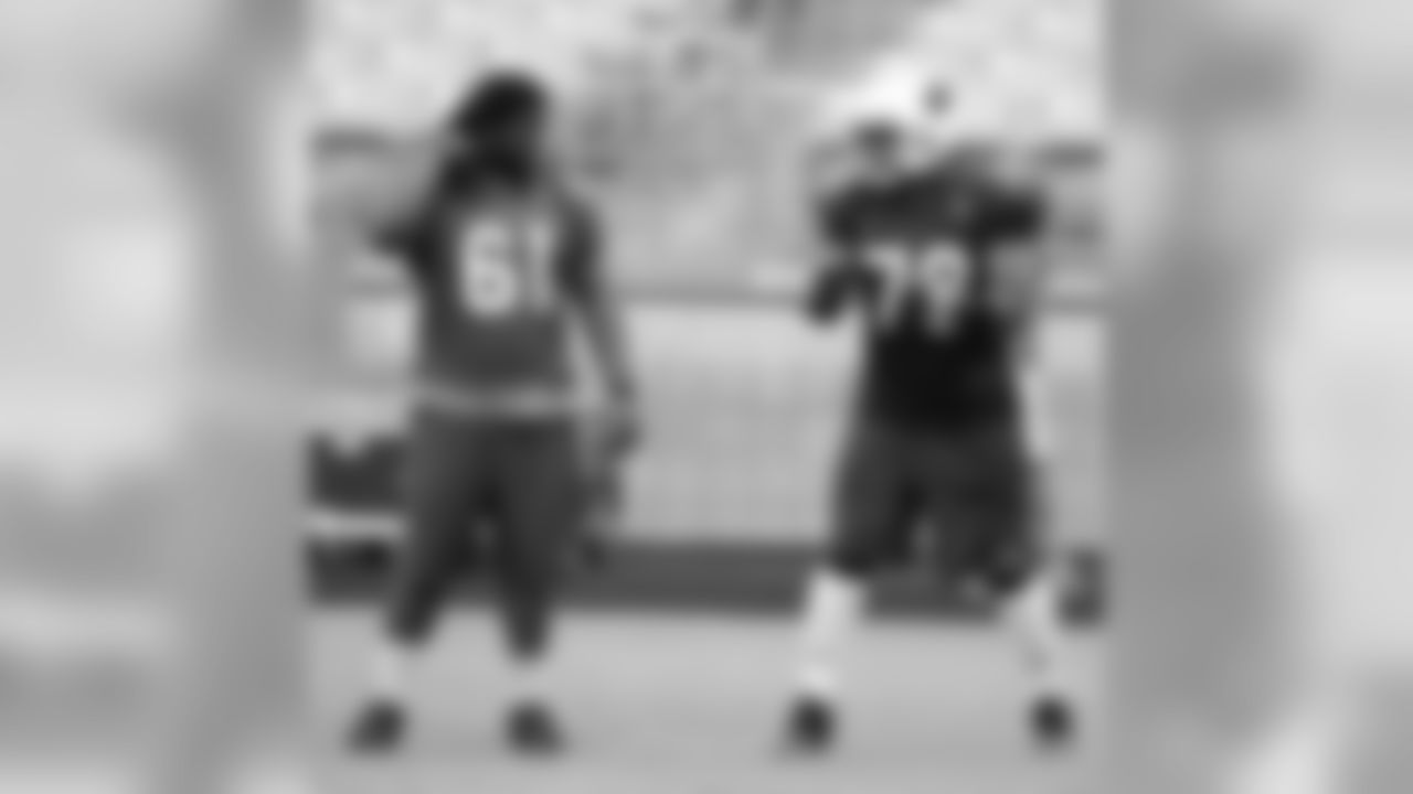 OG Jonathan Cooper (left) with OG Earl Watford