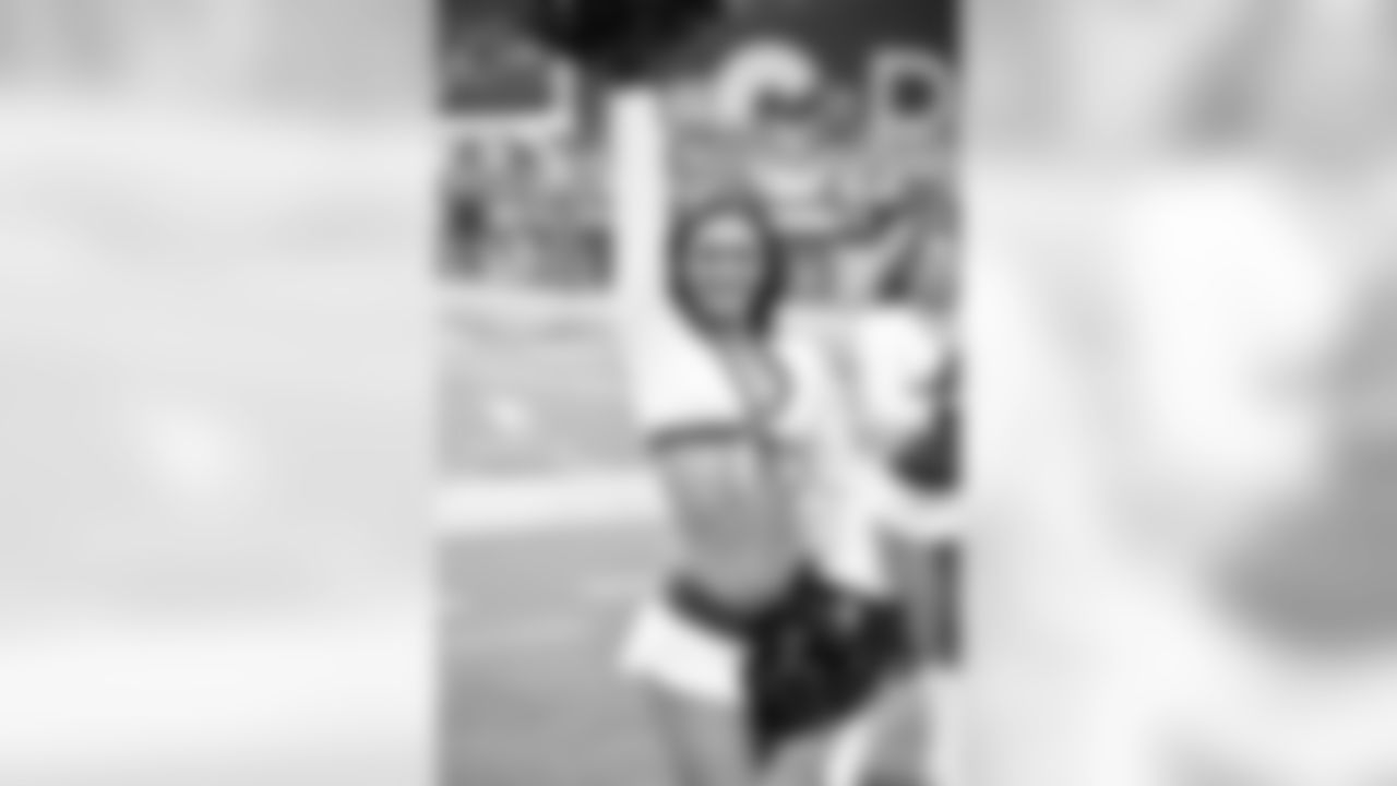 Images of Cardinals cheerleader Karli from the 2018 season