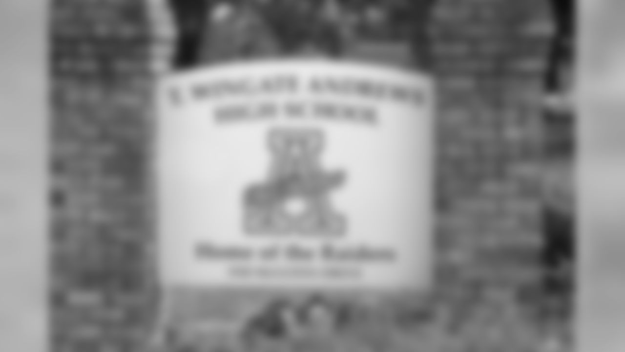 The sign outside Wilson's high school.