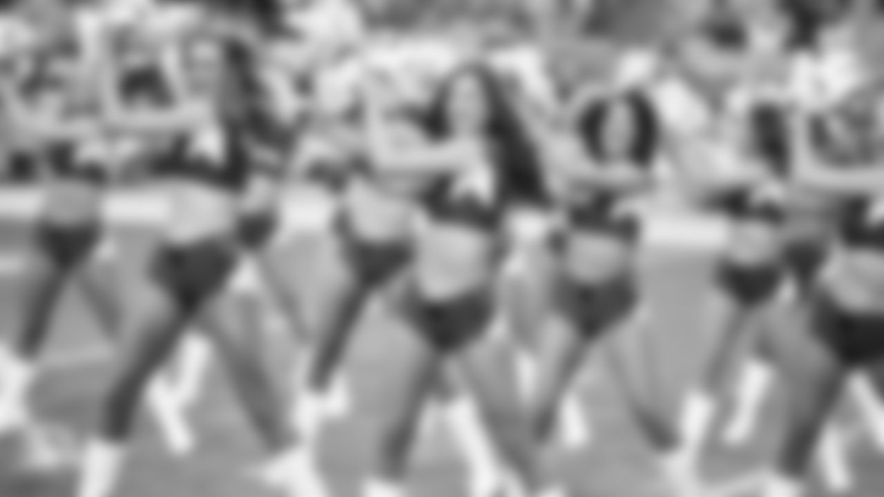 Images of the Cardinals cheerleaders during Thursday's preseason game against the Oakland Raiders