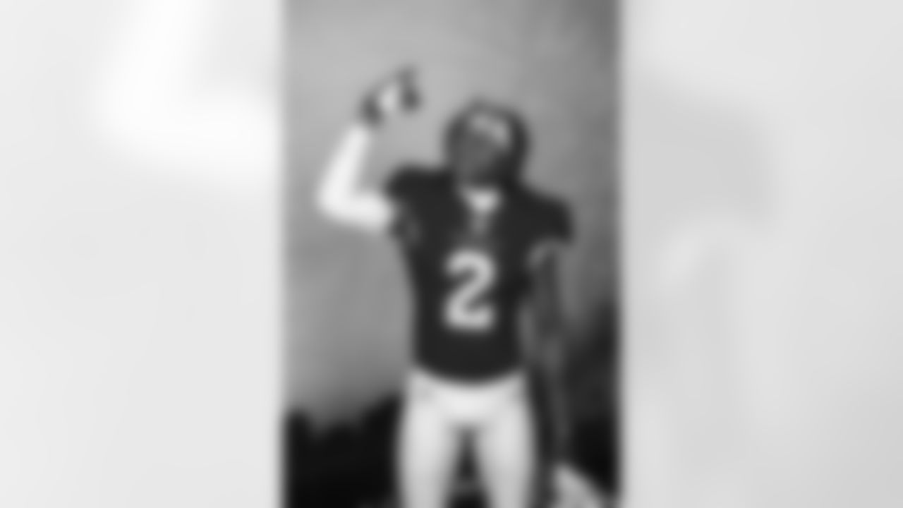 Arizona Cardinals wide receiver Marquise Brown (2) poses for a photo during Cardinals Media Day on Monday, June 13, 2022 in Tempe, AZ.