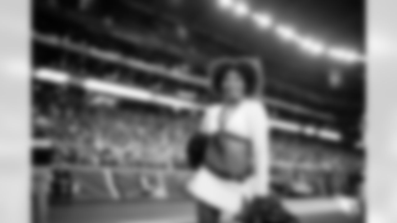 The Arizona Cardinals Cheerleaders during the week 2 preseason game against the Kansas City Chiefs on August 19, 2023.