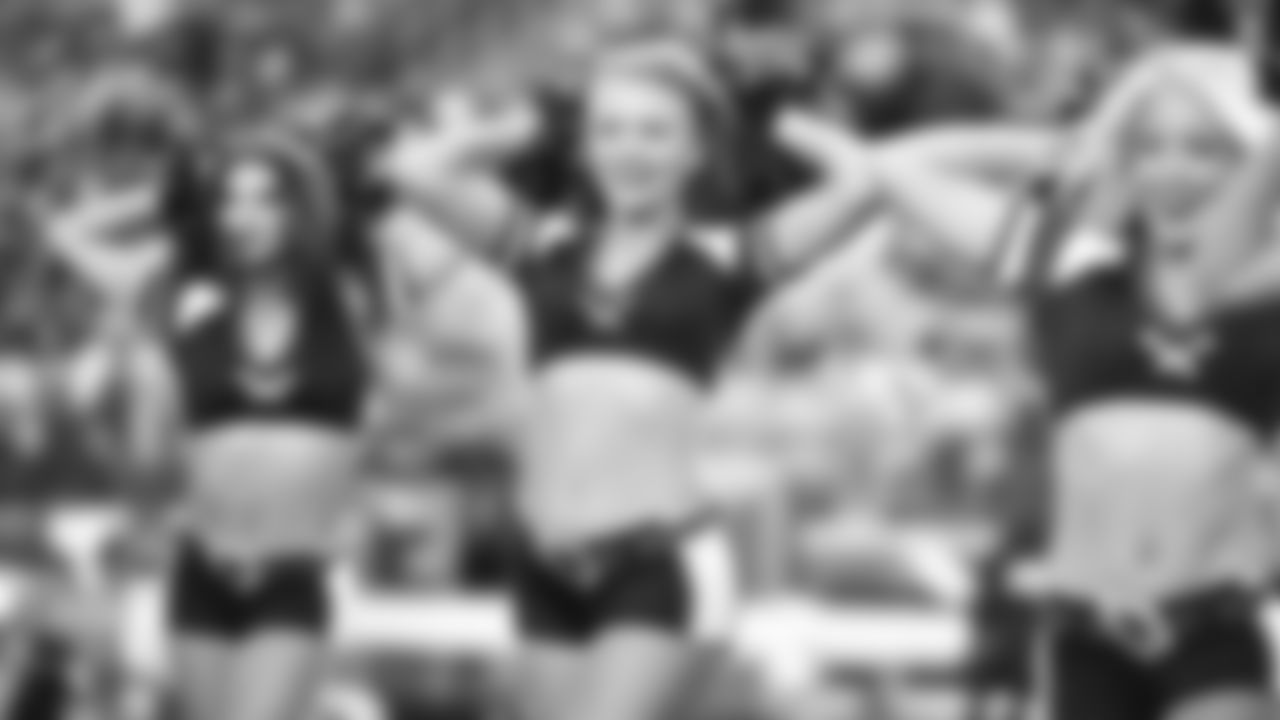 Images of Cardinals cheerleader Danielle from the 2019 season