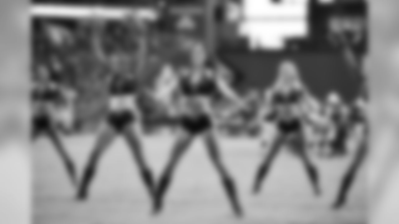 Images of Cardinals cheerleader Brynn during the 2019 season.