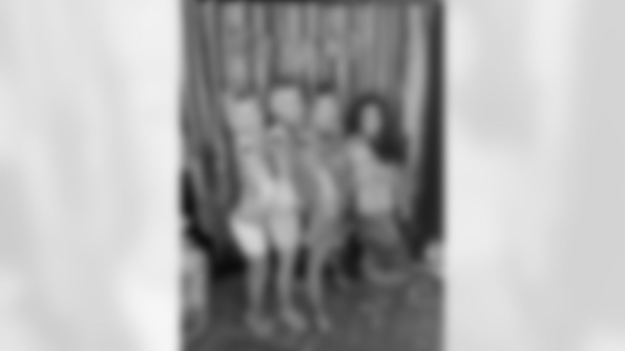 Images of the Cardinals cheerleaders during their end-of-season banquet at the Arizona Biltmore in Phoenix.
