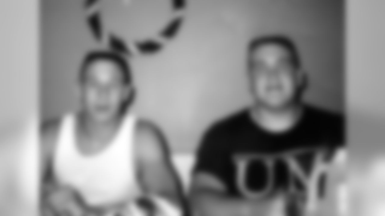A high-school age Steve Keim with a buddy