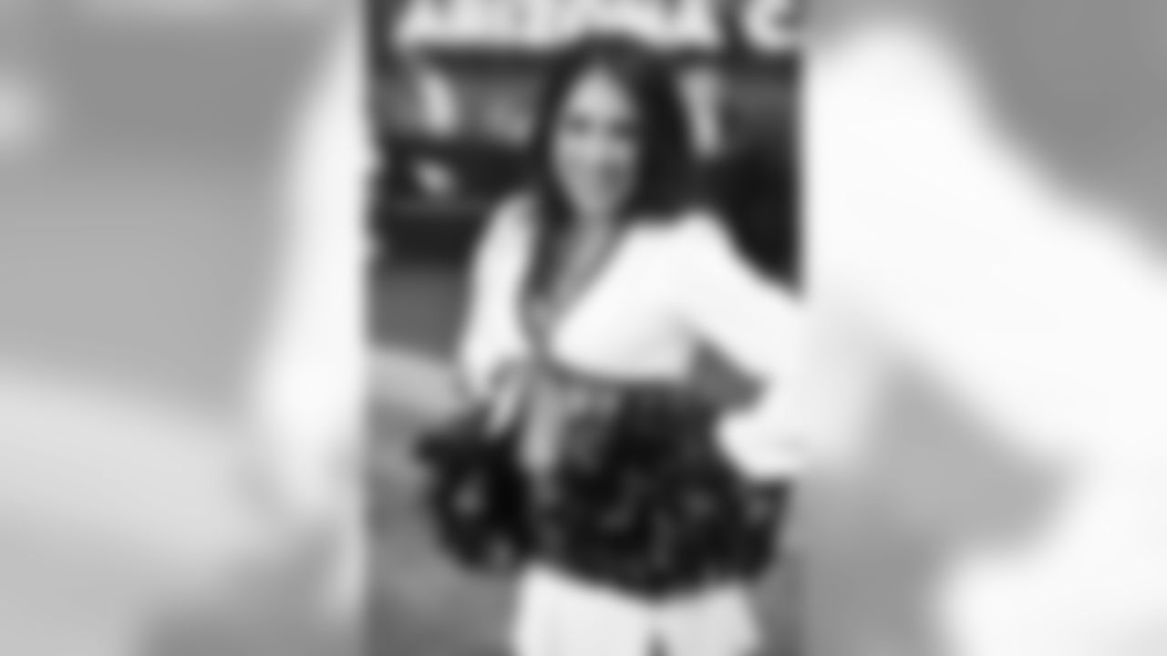Images of Cardinals cheerleader Angelica from the 2018 season