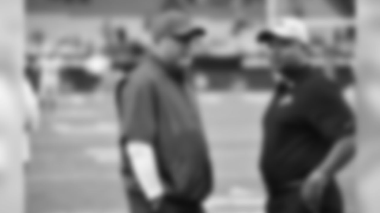 Arians with Lions coach Jim Caldwell