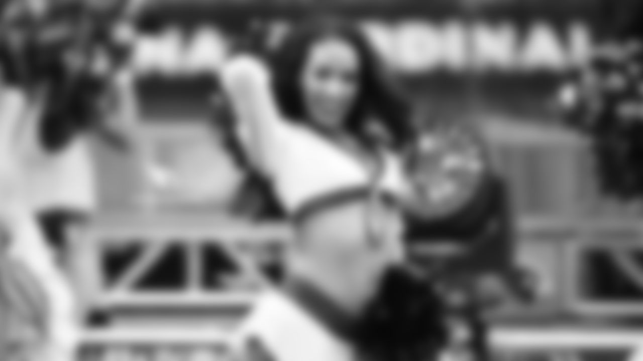 Images of Cardinals cheerleader Darian from the 2018 season
