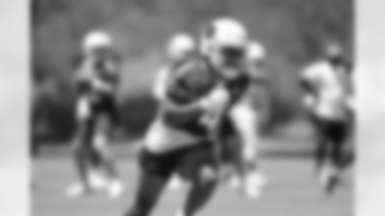 Arizona Cardinals wide receiver Rondale Moore (4) practices during Week 2 of the OTA offseason program on Thursday, June 2, 2022 in Tempe, AZ.