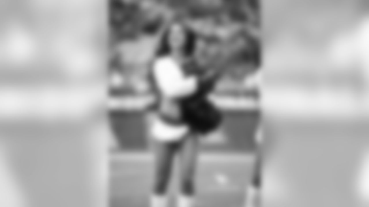 Images of Cardinals cheerleader Kelsie during the 2018 season