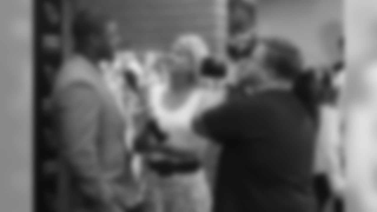 Wilson does a television interview following the announcement