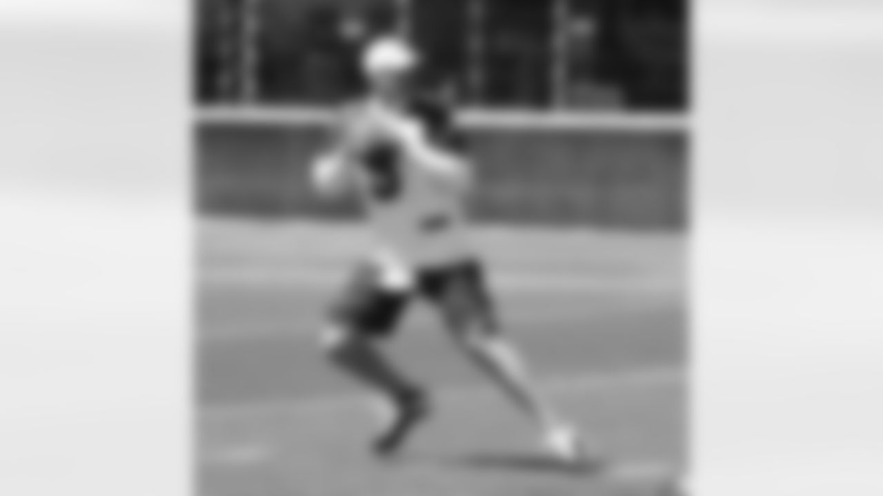 QB Carson Palmer drops back to pass