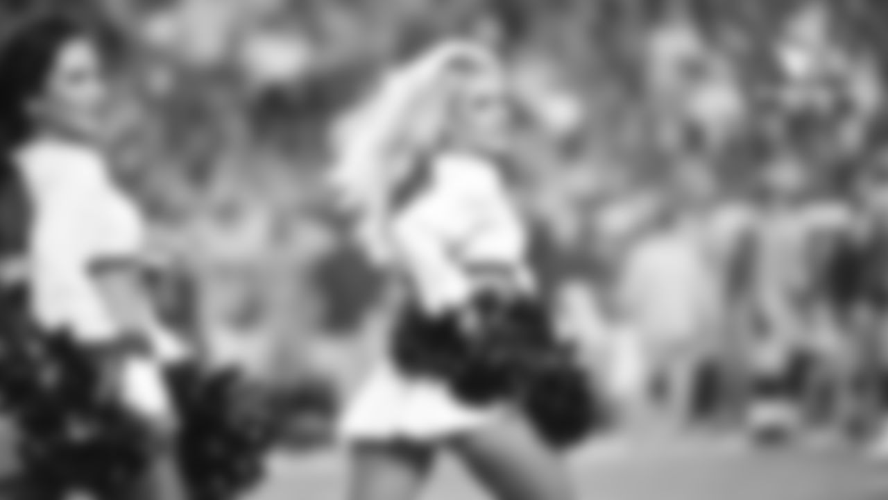 Images of Cardinals cheerleader Shasta from the 2018 season