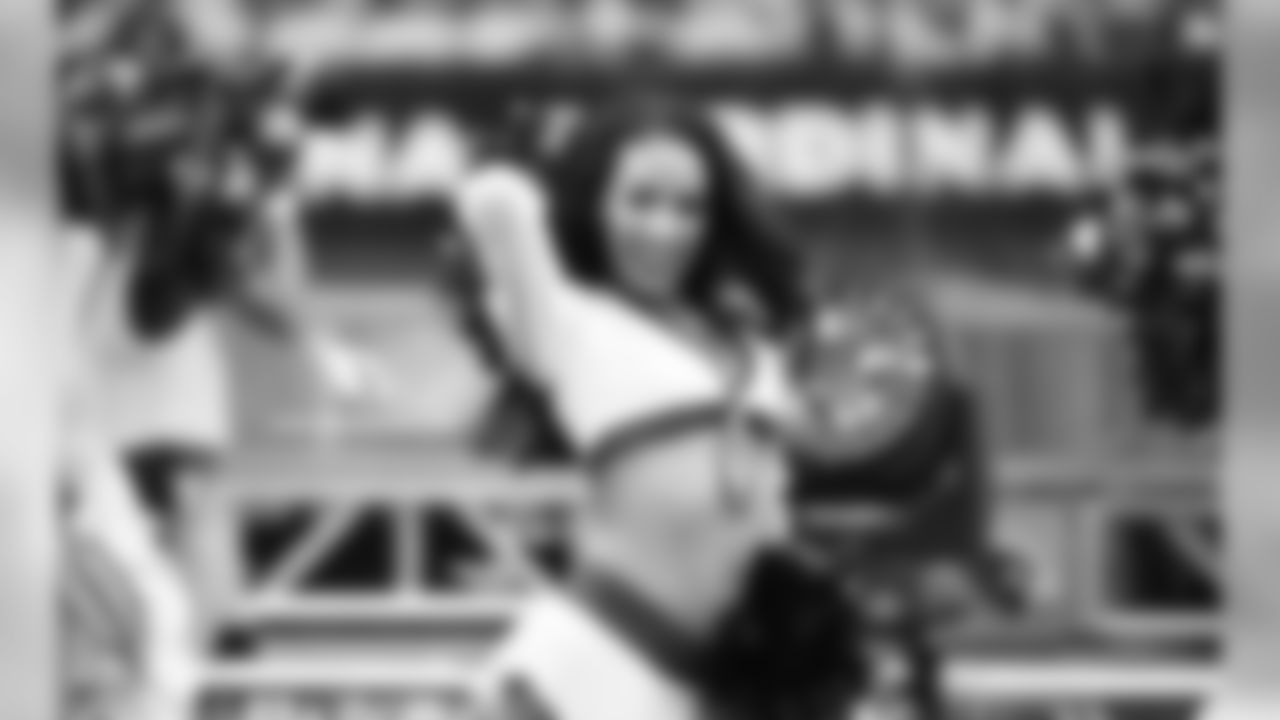 Images of the Cardinals cheerleaders during the season opener against Washington