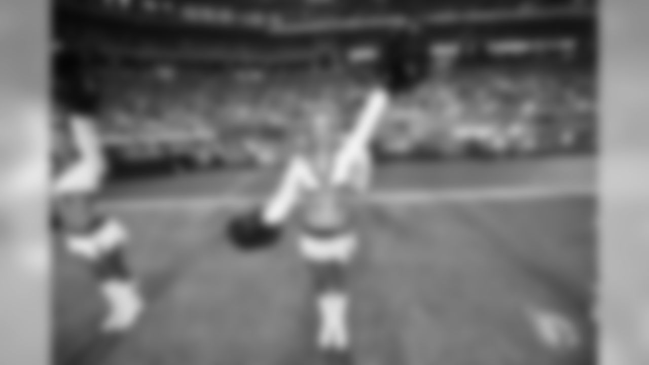 Images of the Cardinals cheerleaders during Thursday's preseason opener