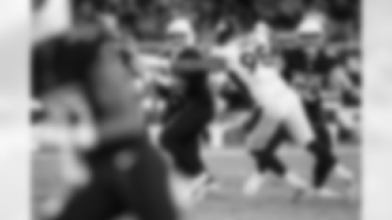 Arizona Cardinals quarterback David Blough (17) during the 2023 preseason game between the Arizona Cardinals and the Denver Broncos on Friday, Aug 11, 2023 in Glendale, AZ.