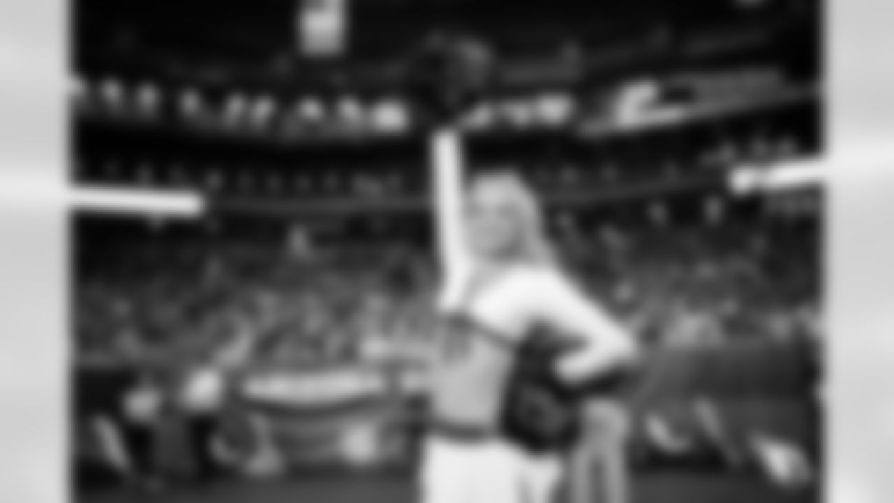 The Arizona Cardinals Cheerleaders during the week 2 preseason game against the Kansas City Chiefs on August 19, 2023.